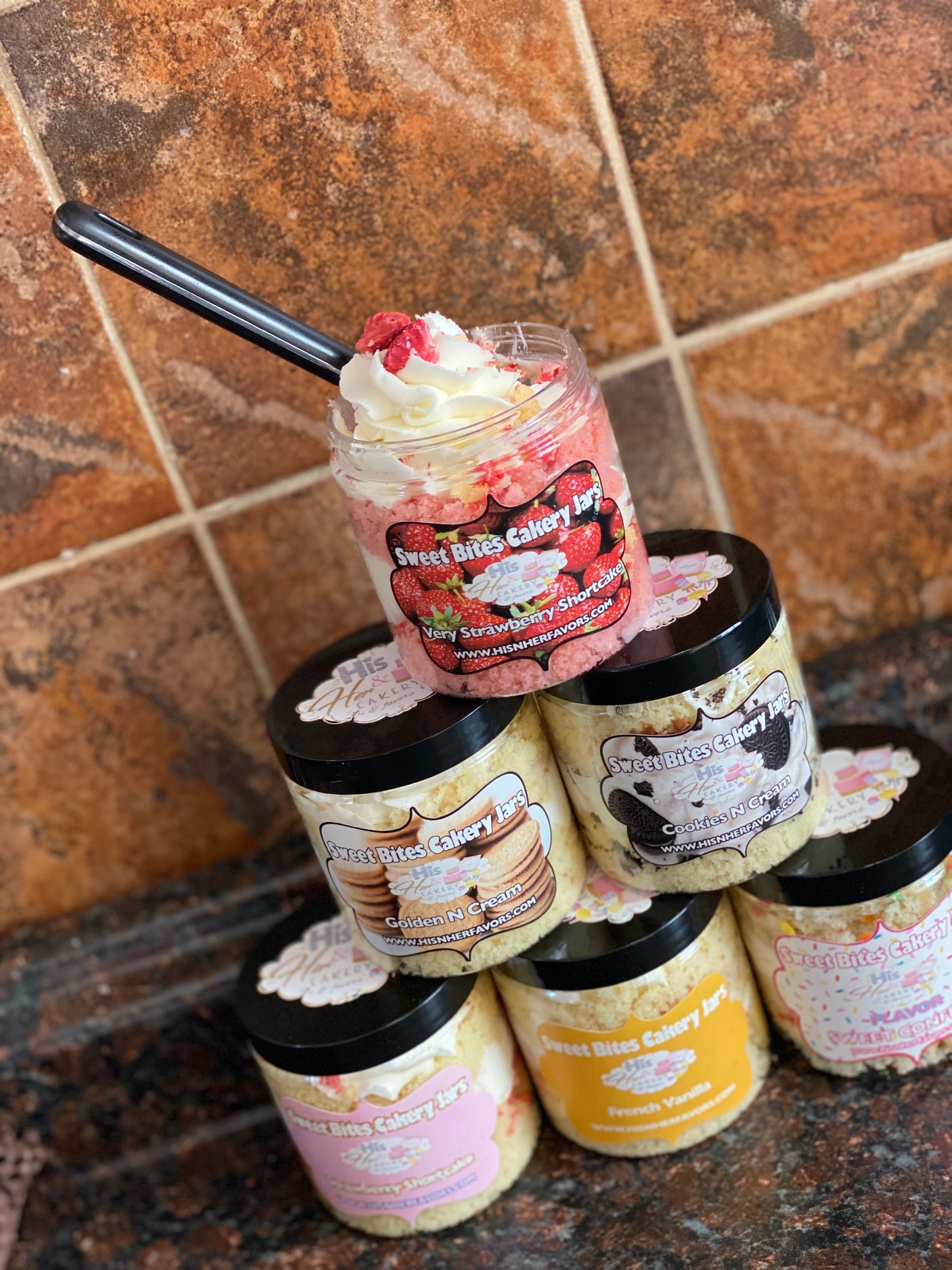 Sweet Bites Cakery Jars