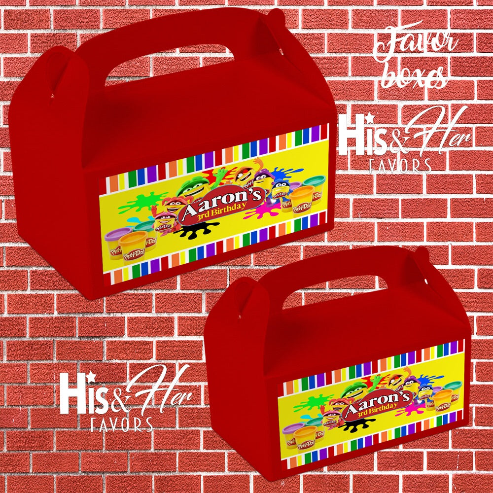 Custom Favor Boxes * ANY THEME*